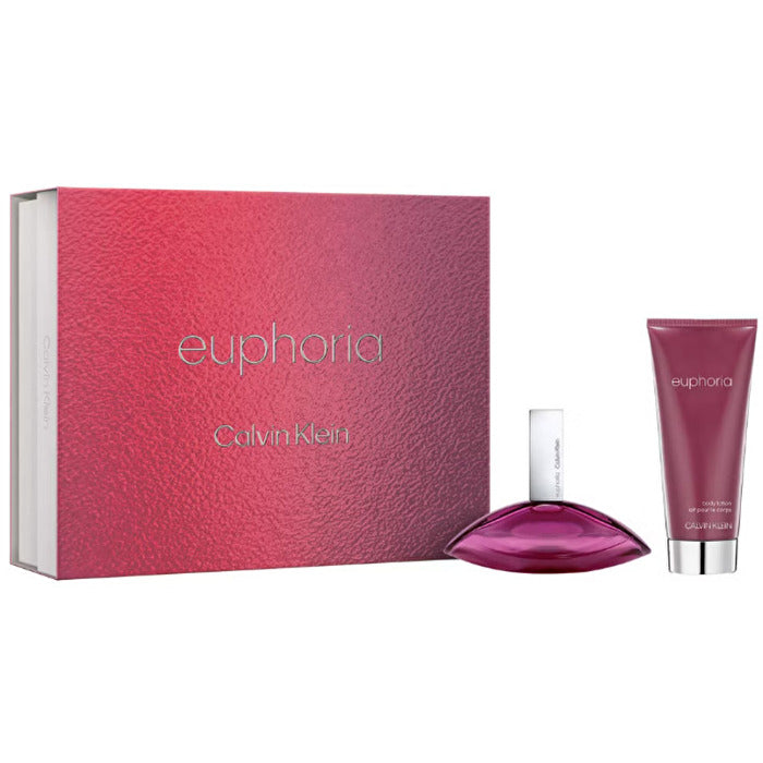 Calvin Klein Euphoria Gift Set Eau De Parfum 50ml And Body Lotion 100ml Euphoria 50ml
