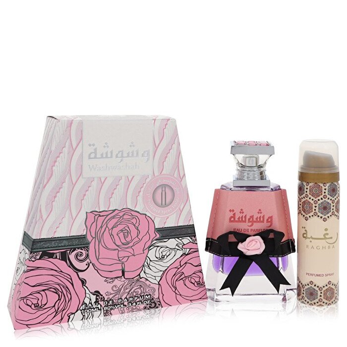 Lattafa Washwashah Eau De Parfum Spray Plus Deodorant 3.4 oz 100ml/3.4oz