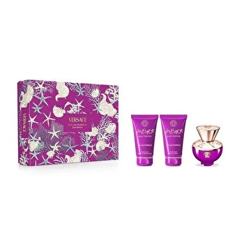 Versace Dylan Purple Pour Femme Gift Set Eau De Parfum 50ml Body Lotion 50ml And Shower Gel 50ml 50ml