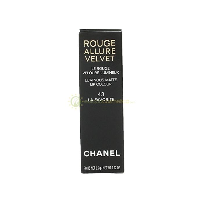Chanel Rouge Allure Velvet Luminous Matte Lip Colour #43 La Favorite 3.5g