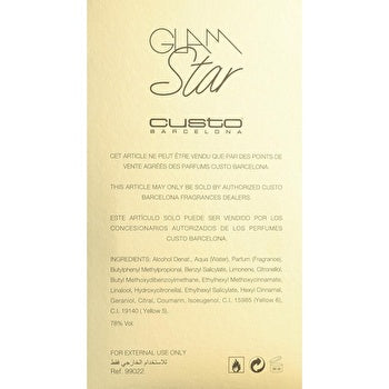 Custo Barcelona Glam Star Woman Eau De Toilette 100ml