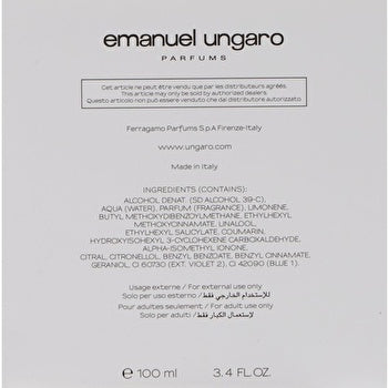 Emanuel Ungaro Ungaro For Him Man Eau De Toilette 100ml