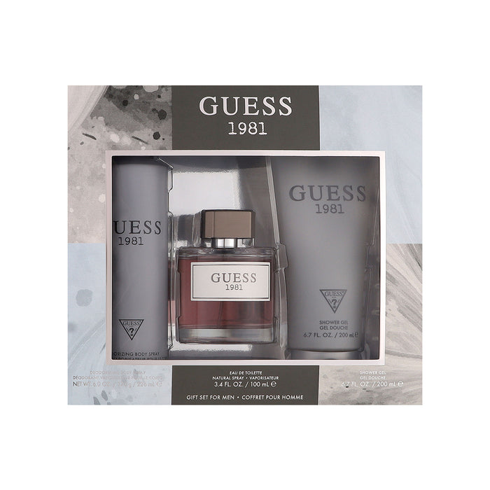 Guess 1981 Man Set Eau De Toilette 100ml & Sg 200ml & Body Spray 226ml