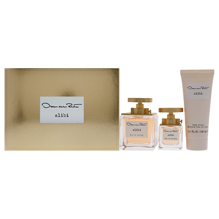 Oscar De La Renta Alibi 3pc Set - Eau De Parfum Spray & Body Lotion & Eau De Parfum 30ml Spray 100ml
