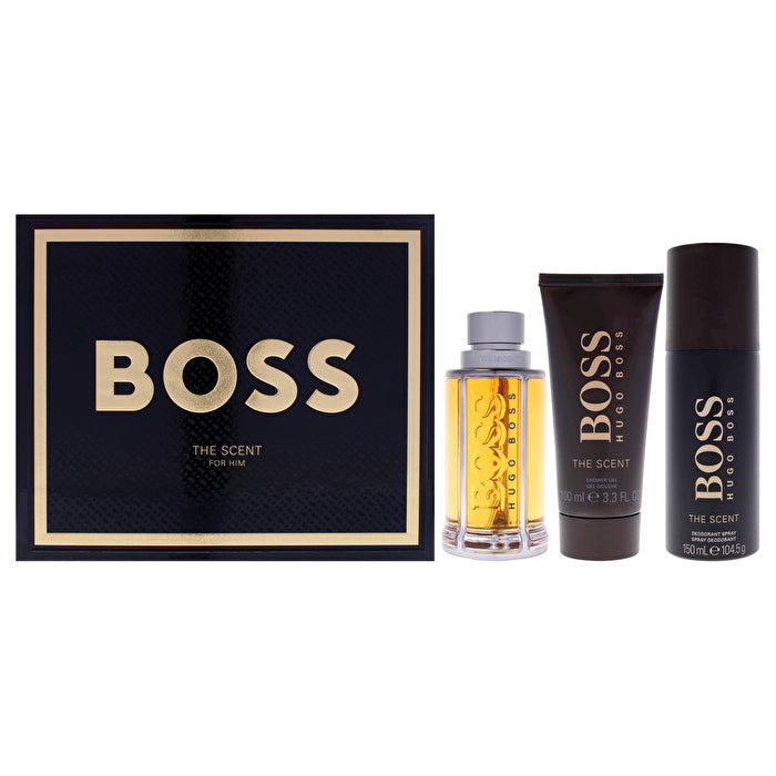 Hugo Boss The Scent Gift Set Eau De Toilette 100ml Deo Spray 150ml And Shower Gel 100ml 100ml