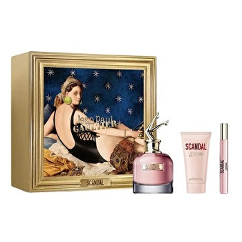 Jean Paul Gaultier Scandal Gift Set Eau De Parfum 80ml Body Lotion 75ml And Miniature Eau De Parfum 10ml 80ml