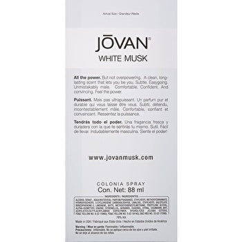 Jovan White Musk Man Cologne 88ml