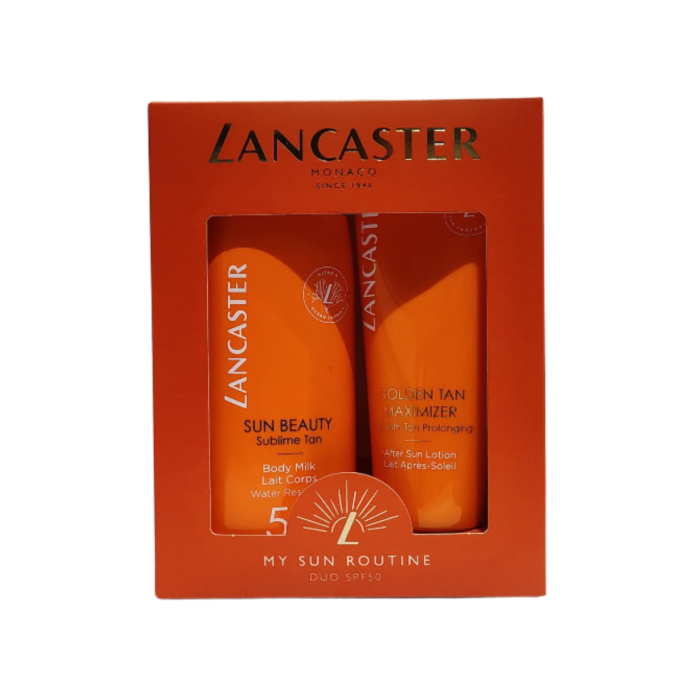 Lancaster My Sun Routine Set Protection Set Spf 50 Bm 175ml & Golden Tan Maximizer Asl 125ml