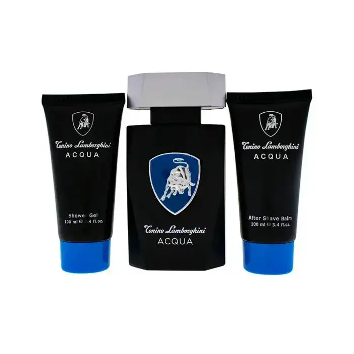Tonino Lamborghini Acqua Man Set Eau De Toilette 125ml & Sg 100ml & Asb 100ml