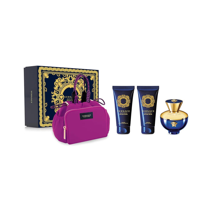 Versace Bright Crystal Woman Set Eau De Toilette 90ml & Bl 100ml & Bath & Sg 100ml & Make Up Case