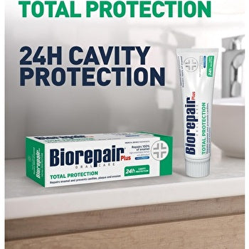 Biorepair Plus Total Protection Toothpaste - Toothpaste To Strengthen Tooth Enamel 75ml