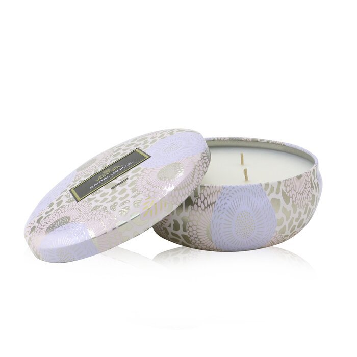 Voluspa 3 Wick Decorative Tin Candle - Santal Vanille 340g/12oz ...