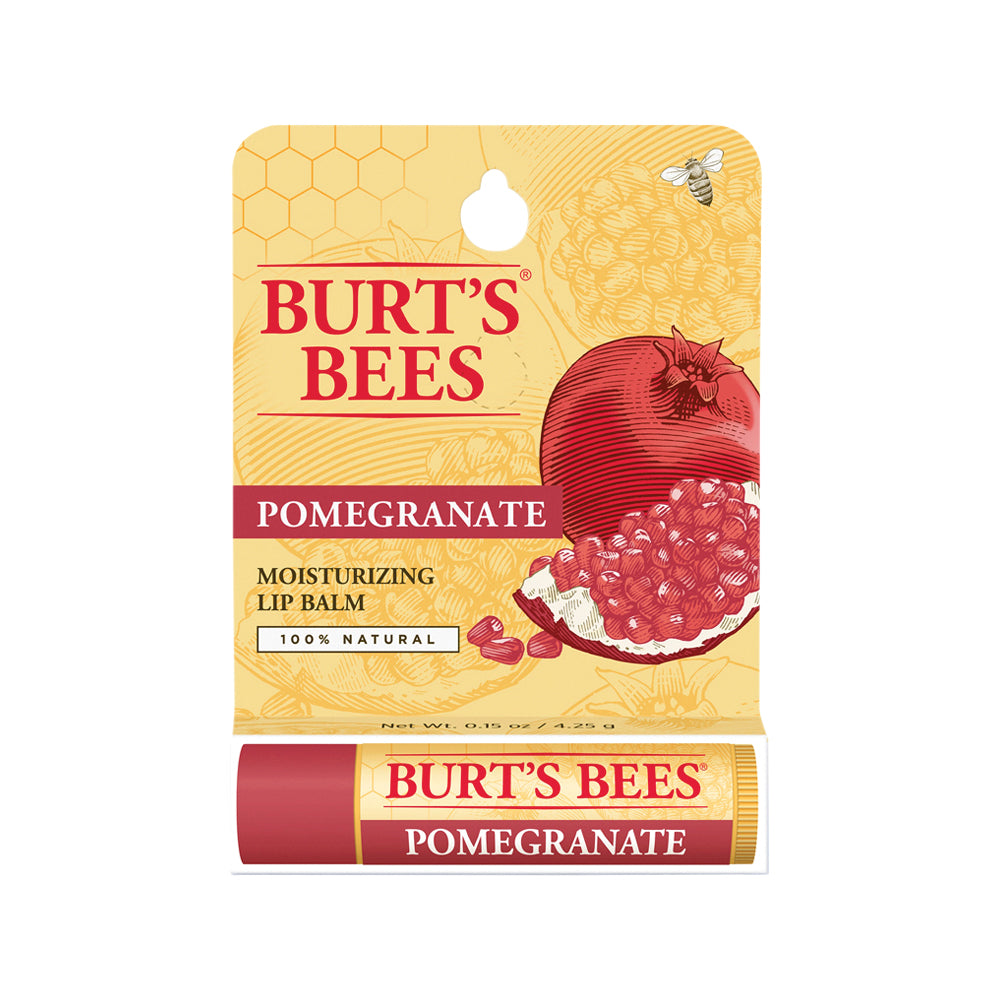 Burt's Bees Moisturising Lip Balm Pomegranate 4.25g