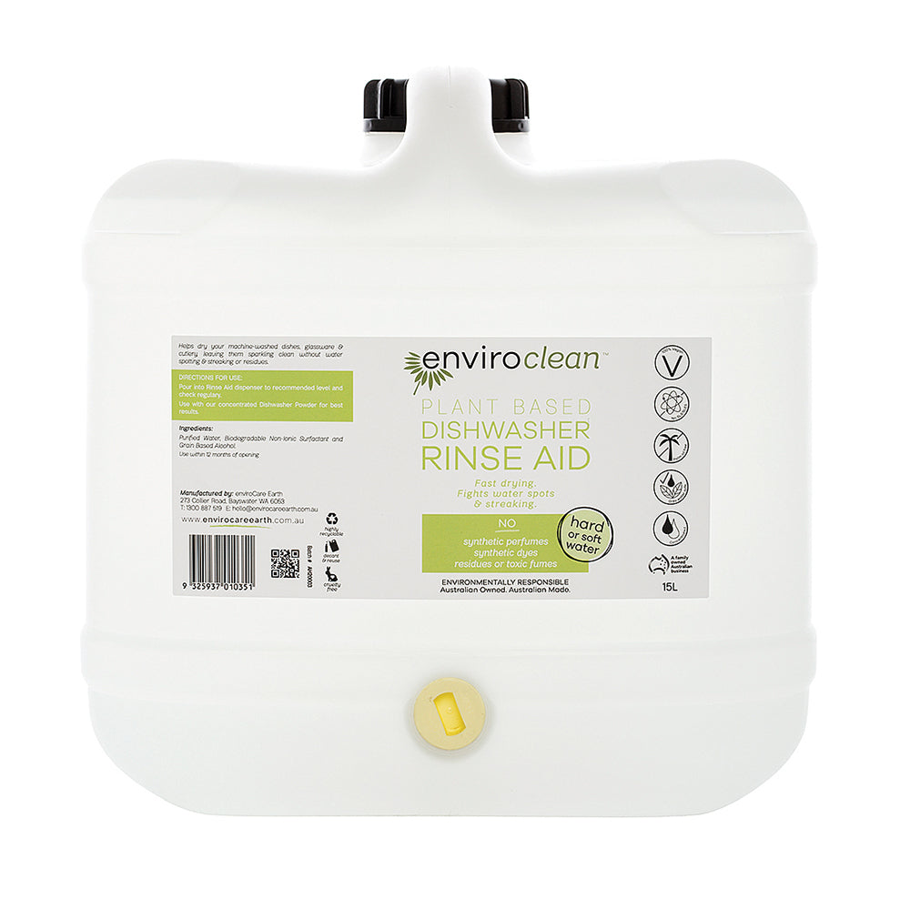 EnviroClean Plant Based Dishwasher Rinse Aid 15L