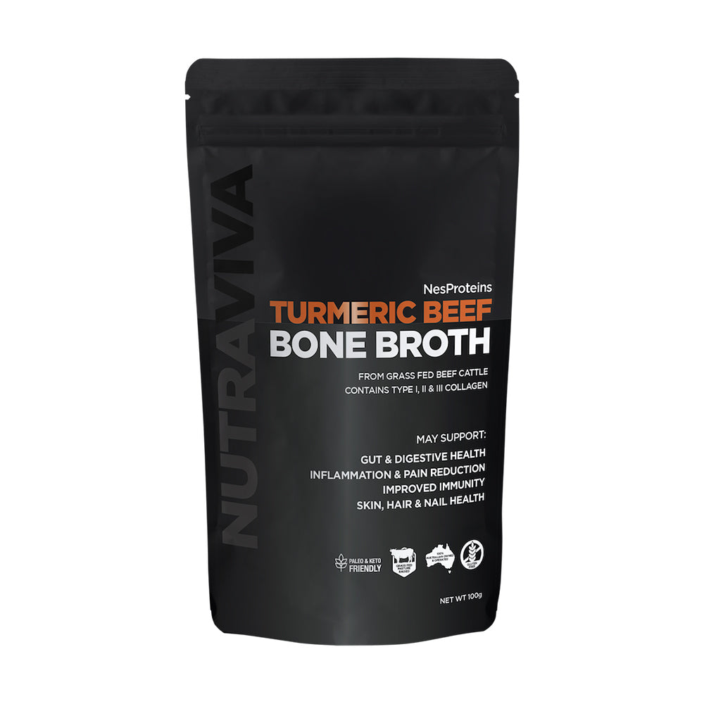 NutraViva (NesProteins) Bone Broth Turmeric Beef 100g
