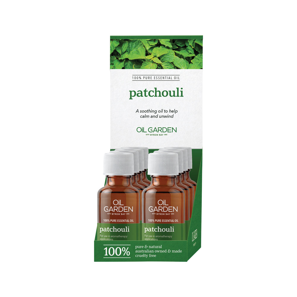 Oil Garden Essential Oil Patchouli 25ml x 8 Display