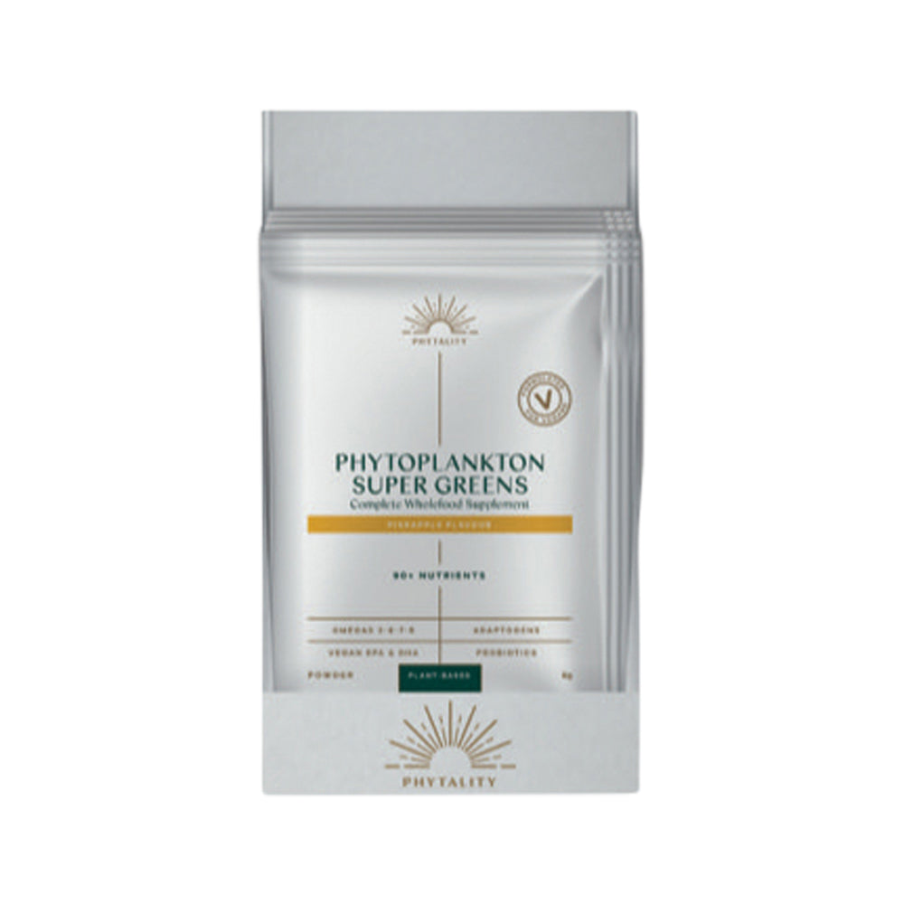 Phytality Phytoplankton Super Greens (Complete Wholefood Supplement) Sachets 6g x 14 Pack