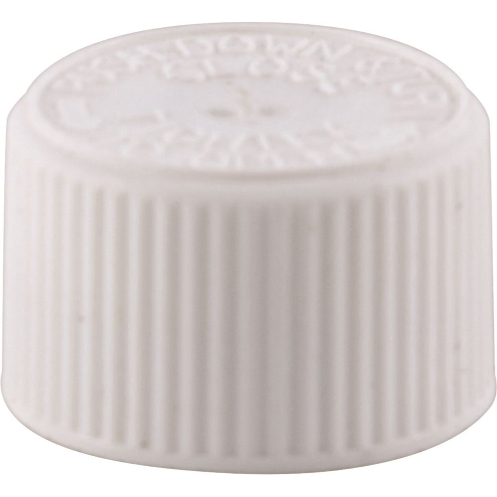 Screw Cap Child Resistant White 20mm
