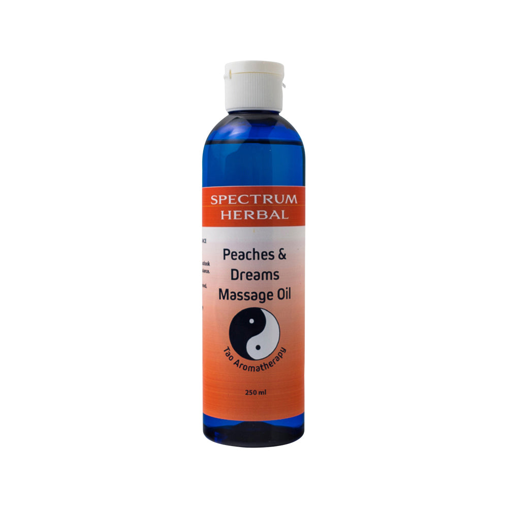 Spectrum Herbal Tao Aromatherapy Massage Oil Peaches & Dreams 250ml