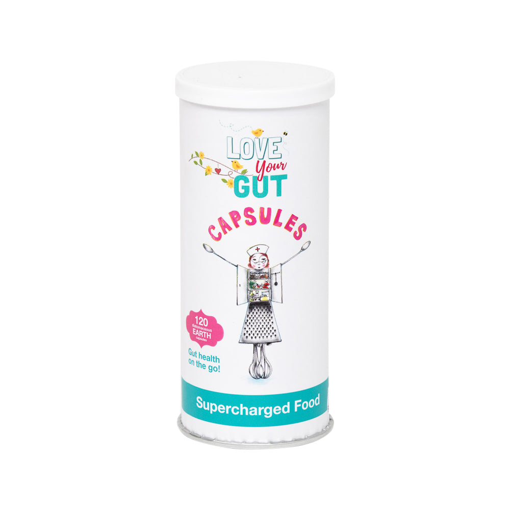 Supercharged Food Love Your Gut (Diatomaceous Earth) Capsules 120vc