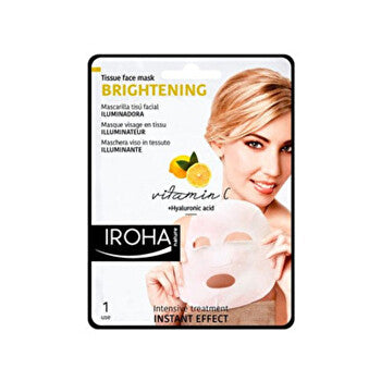 Iroha Brilliant (brightening Tissue Face Mask) With Vitamin C And (brightening Tissue Face Mask) 23ml 23ml