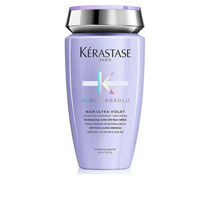 Kerastase Blond Absolu Bain Ultra-Violet Anti-Brass Purple Shampoo (Lightened, Cool Blonde or Grey Hair) 250ml/8.5oz
