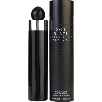 Perry Ellis 360° Black For Men Eau De Toilette 200ml