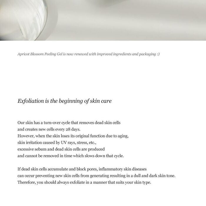Beauty of Joseon Apricot Blossom Peeling Gel 100ml