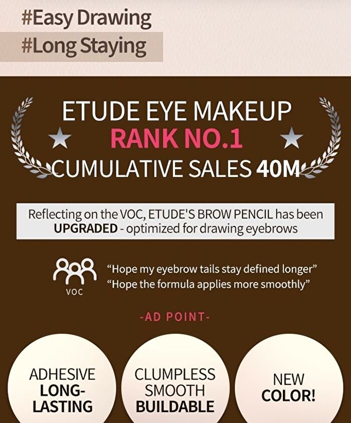 Etude House Drawing Eye Brow - #06 Ash Brown 0.25g