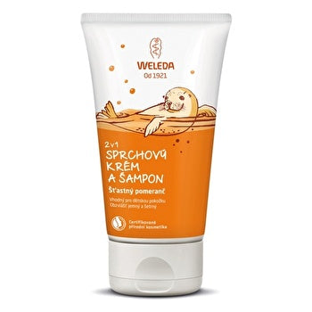 Weleda Shower Cream And Shampoo 2 In 1 Happy Orange 150ml 150ml