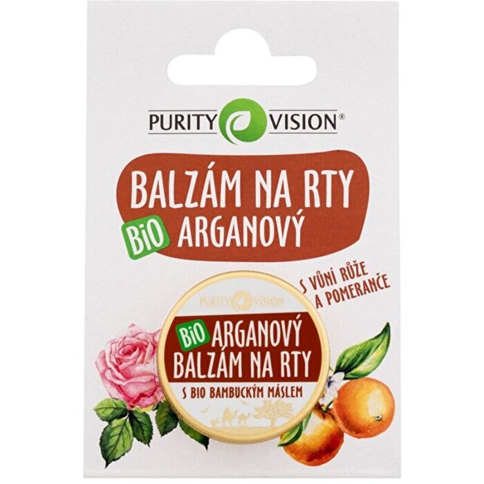 Purity Vision Bio Lip Balm With 12ml Organic Argan Oil