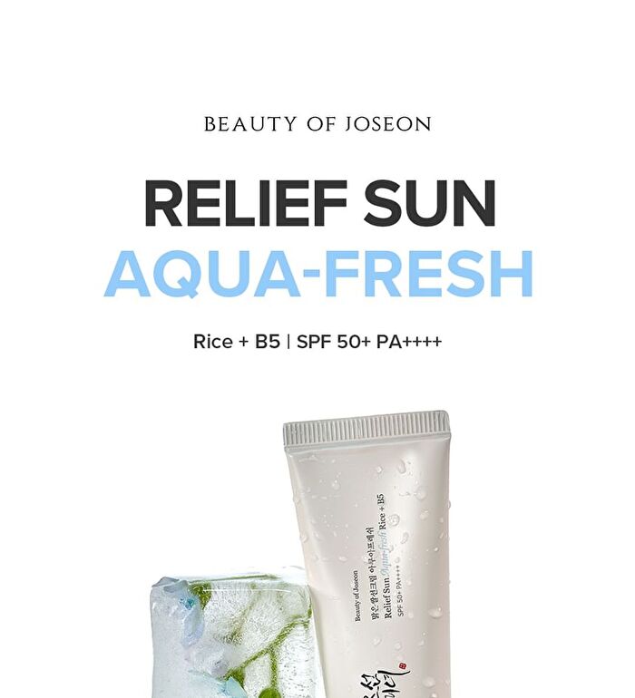 Beauty Of Joseon Relief Sun Aqua-fresh Gel Cream Spf50+ Rice & B5 50ml