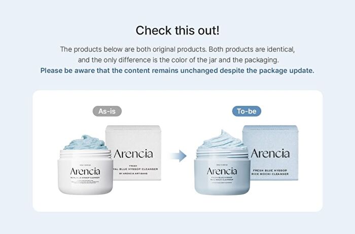 Arencia Fresh Blue Hyssop+ Rice Mochi Cleanser 120g