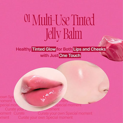 Fwee Lip & Cheek Glowy Jelly Pot Jc02 Mellow Mango 4g