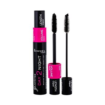 Rimmel Day 2 Night Mascara - Double Mascara For Extension And Volume Of Lashes 9ml