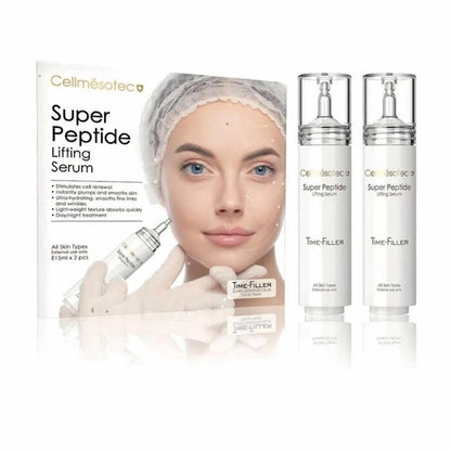 Cellmesotec Super Peptide Lifting Serum (Anti-Wrinkle Aging, Firming, Lifting, Hydrating, Reduce Fine Lines) (e15ml x 2pcs per box) CM012 Fixed Size