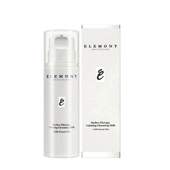 ELEMONT Hydro-Therapy Calming Cleansing Milk (With Green Tea) (Mark Up Remover, Deep Cleansing, Hydrating, Sensitive Skin) (e250ml) E100 Fixed Size