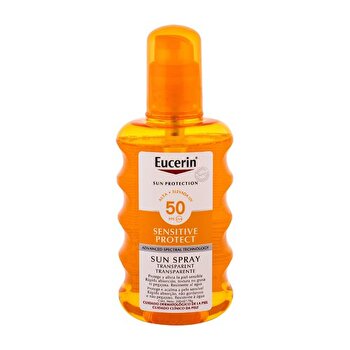 Eucerin Sensitive Protect Sun Spray Transparent Spf 50 - Sunscreen For The Body 200ml
