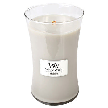 WoodWick Warm Wool Vase (warm Wool) - Scented Candle 275.0g