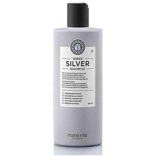 Maria Nila Sheer Silver Shampoo - Shampoo Neutralizing Yellow Tones Of Hair 350ml