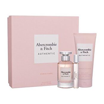 Abercrombie & Fitch Authentic Woman Set Eau De Parfum 100ml & Miniature Eau De Parfum 15ml & Body Lotion 200ml 100ml