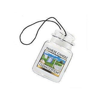 Yankee Candle Clean Cotton Ultimate Car Jar - Luxury Car Tag