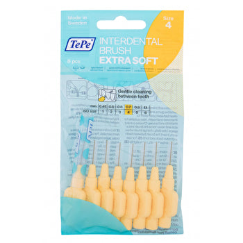 TePe Interdental Brush Extra Soft ( 0 7 Mm Yellow 8 Pcs ) 8.0ks