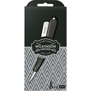 Wilkinson Sword Cut Throat & Double Edge Blades ( 5 Pcs ) - Razor & Spare Razor Blades