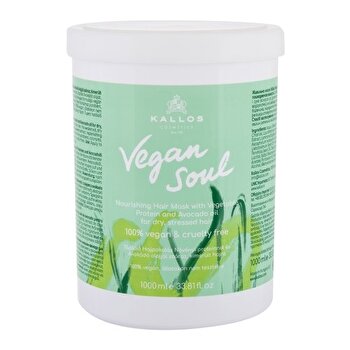 Kallos Vegan Soul Nourishing Hair Mask - Nourishing Mask For Dry Hair 1000ml