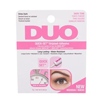 Ardell Duo Quick-set ™ Striplash Adhesive Dark Tone - Glue For False Eyelashes With A Brush 7 G