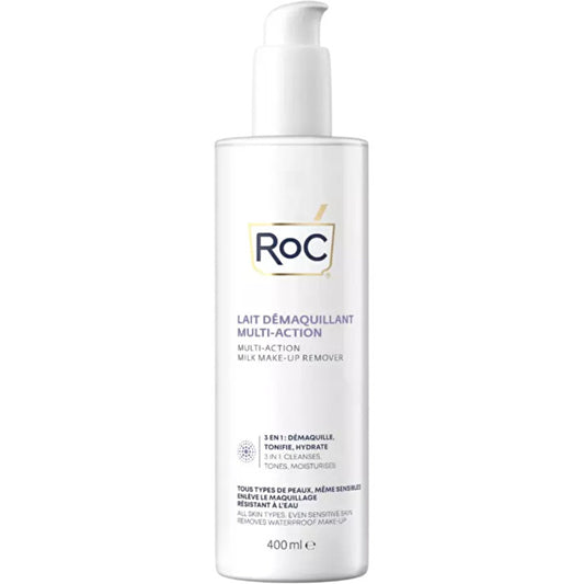 RoC Multi-action Make-up Remover Milk 3-in-1 - Make-up Removing Toning And Moisturizing Lotion 400ml