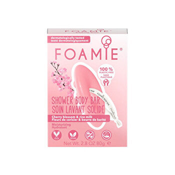 Foamie Cherry Kiss With Cherry Blossom And Rice Milk Shower Body Bar 80.0g