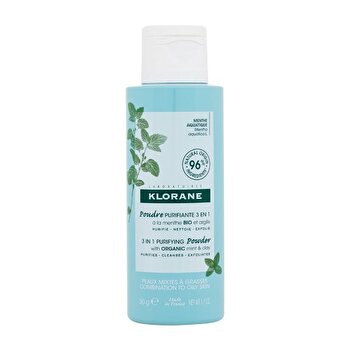 Klorane Aquatic Mint 3 In 1 Purifying Powder - Combination And Oily Skin 50.0g