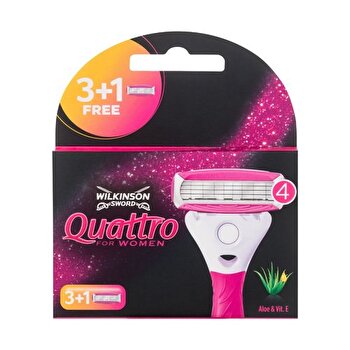 Wilkinson Sword Quattro For Women ( 4 Pieces ) 4.0ks